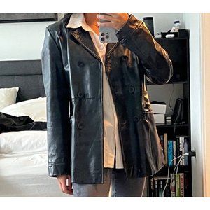 Vintage Ralph Lauren polo real leather jacket blazer